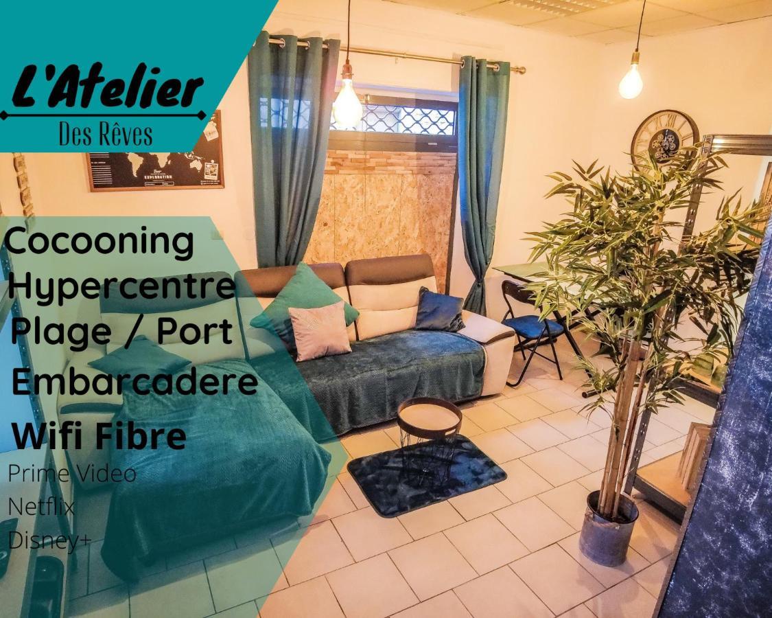 Apartment L'atelier H24,cosy,port,plage,wifi,netflix